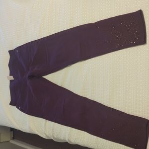 Justice Red and sparkle jeans